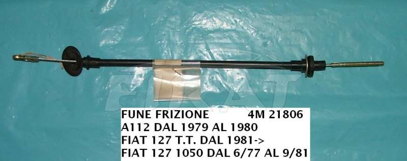 FUNE FRIZIONE AUTOBIANCHI A112 - FIAT 127 (21806)